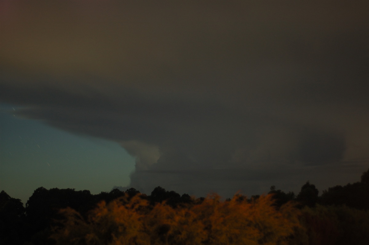 thunderstorm cumulonimbus_incus : McLeans Ridges, NSW   24 April 2008