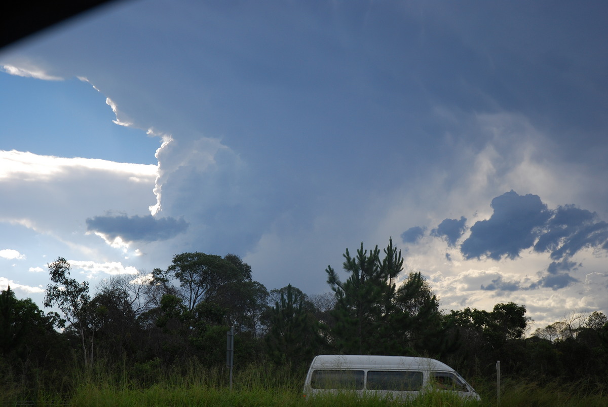 thunderstorm cumulonimbus_incus : Sunshine Coast, QLD   30 December 2008