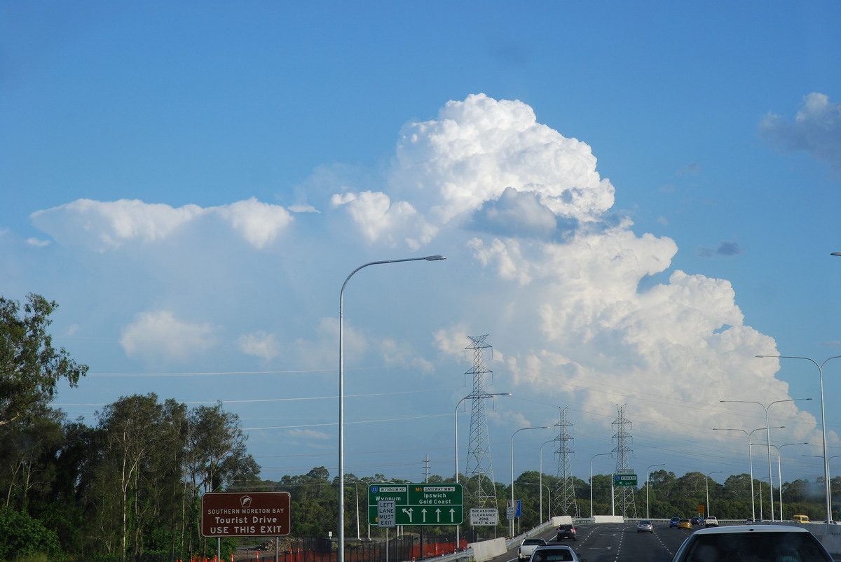 thunderstorm cumulonimbus_incus : Brisbane, QLD   30 December 2008