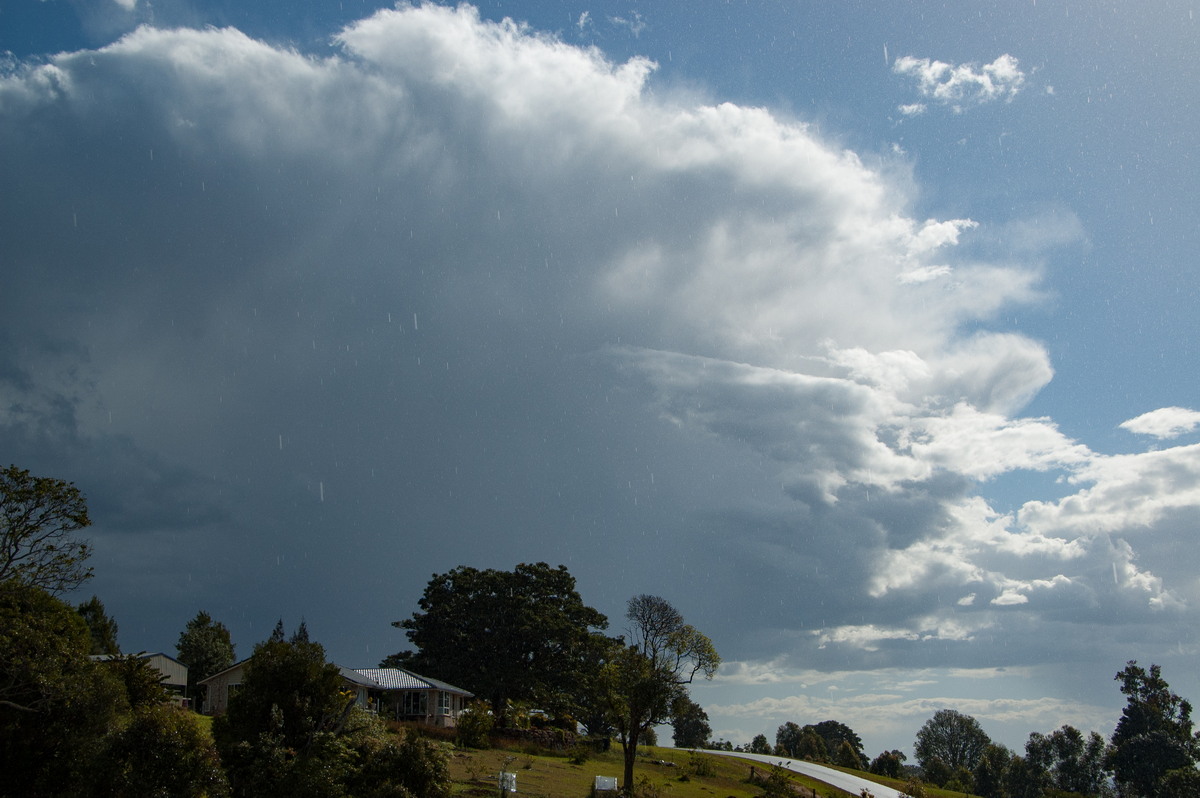 thunderstorm cumulonimbus_incus : McLeans Ridges, NSW   8 September 2009