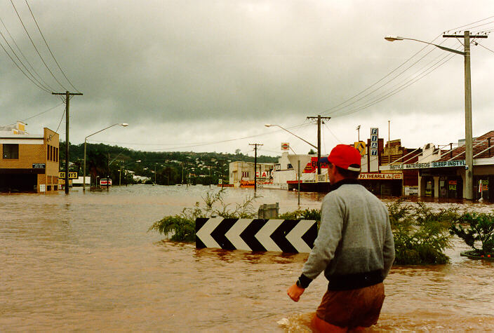 flashflooding flood_pictures : Lismore, NSW   11 May 1987