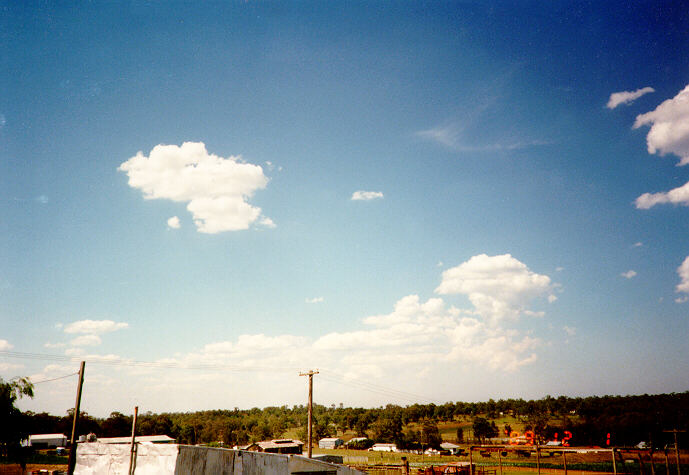 cumulus humilis : Schofields, NSW   1 December 1989