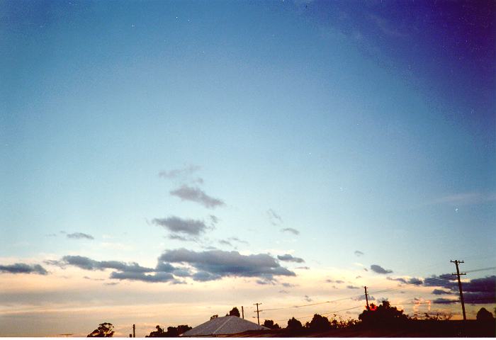 cumulus humilis : Schofields, NSW   27 June 1990