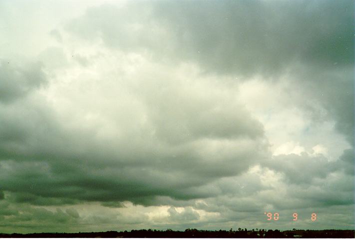 stratocumulus stratocumulus_cloud : Schofields, NSW   8 September 1990