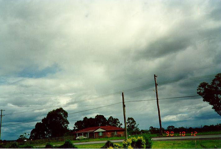 stratocumulus stratocumulus_cloud : Schofields, NSW   12 October 1990