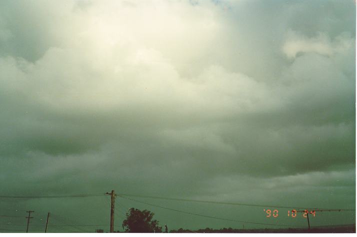 stratocumulus stratocumulus_cloud : Schofields, NSW   24 October 1990