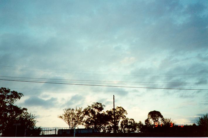 stratocumulus stratocumulus_cloud : Schofields, NSW   10 March 1991