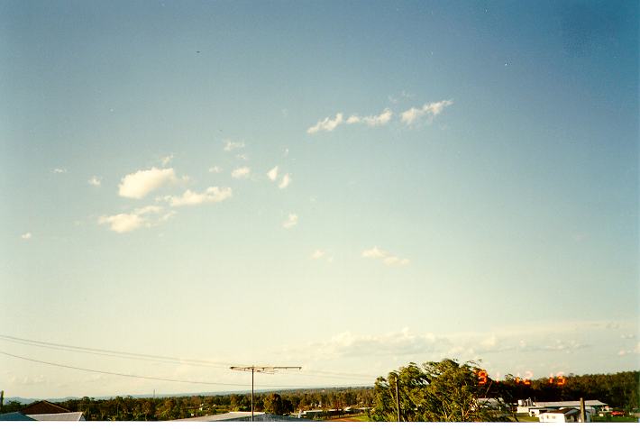 cumulus humilis : Schofields, NSW   15 December 1991
