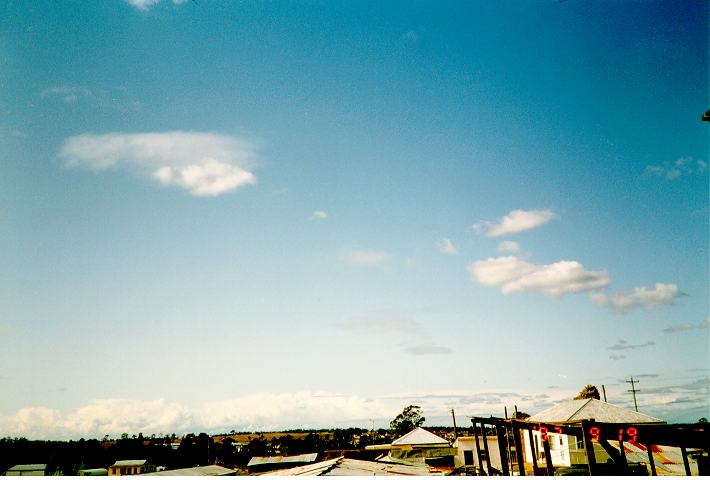 cumulus humilis : Schofields, NSW   19 September 1992
