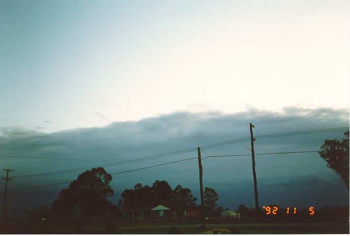 stratocumulus stratocumulus_cloud : Schofields, NSW   5 November 1992