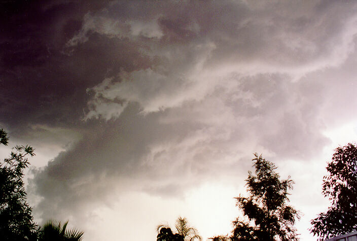 wallcloud thunderstorm_wall_cloud : Oakhurst, NSW   1 February 1994
