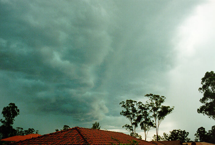 shelfcloud shelf_cloud : Oakhurst, NSW   6 January 1995