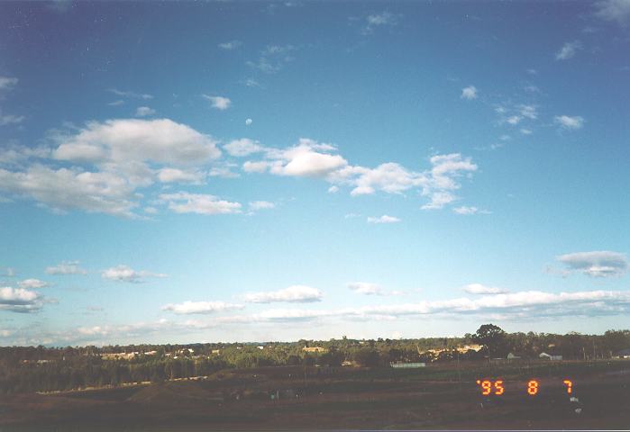 cumulus humilis : Schofields, NSW   7 August 1995