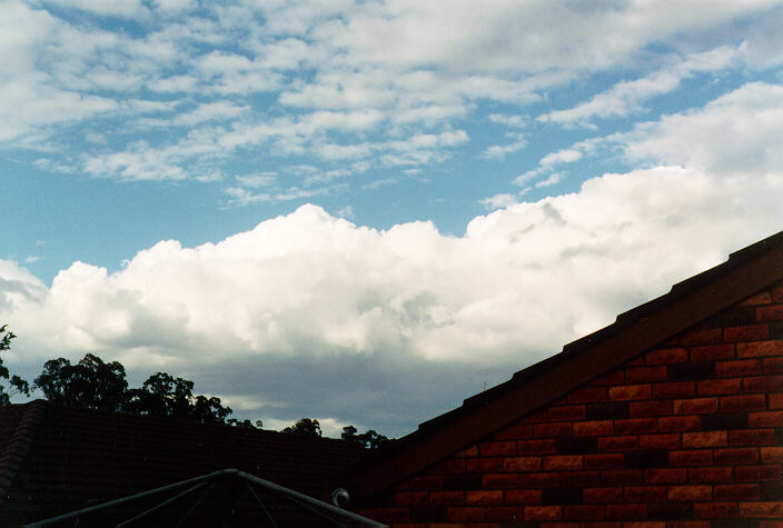 cumulus mediocris : Oakhurst, NSW   26 August 1995