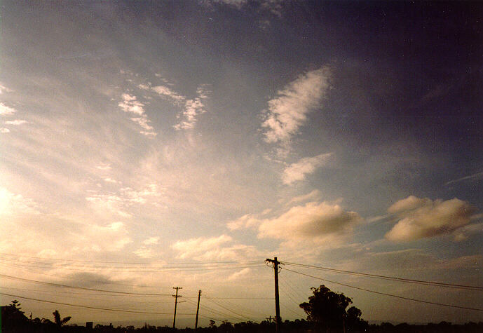 cirrostratus cirrostratus_cloud : Schofields, NSW   3 December 1996