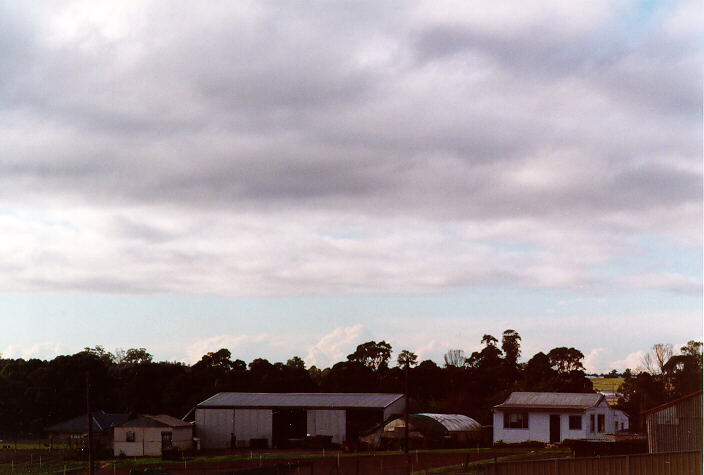 stratocumulus stratocumulus_cloud : Schofields, NSW   25 September 1997