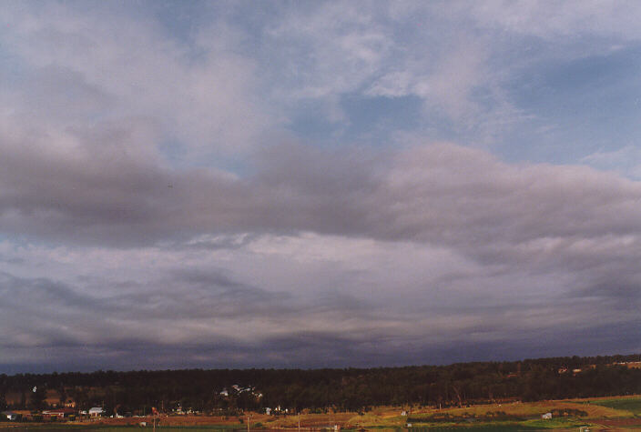 altostratus altostratus_cloud : Schofields, NSW   9 December 1997