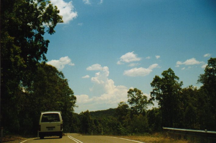 cumulus congestus : Putty Rd, NSW   3 January 1999