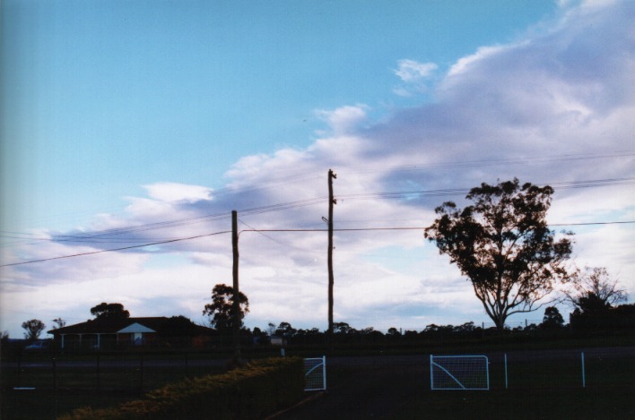 stratocumulus stratocumulus_cloud : Schofields, NSW   18 July 1999