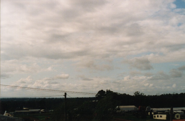cumulus humilis : Schofields, NSW   28 September 1999