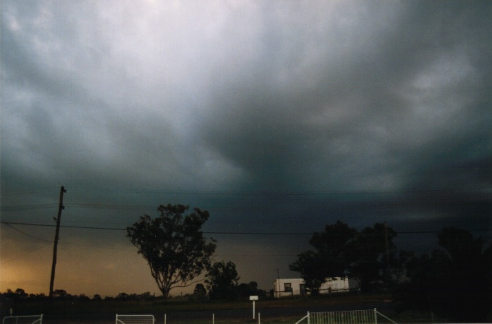 raincascade precipitation_cascade : Schofields, NSW   10 November 1999