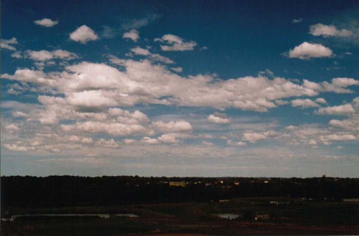 cumulus humilis : Schofields, NSW   14 November 1999