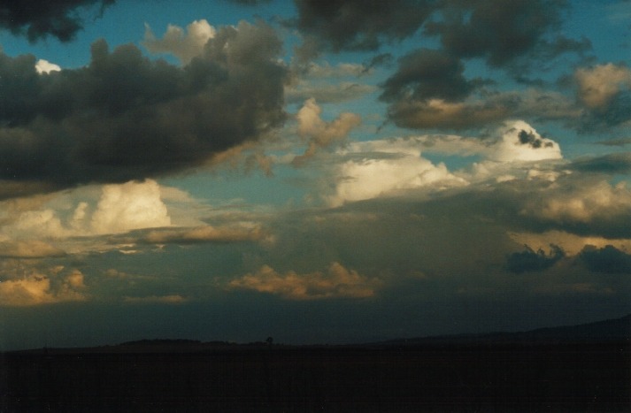 thunderstorm cumulonimbus_calvus : Spring Ridge, NSW   1 April 2000