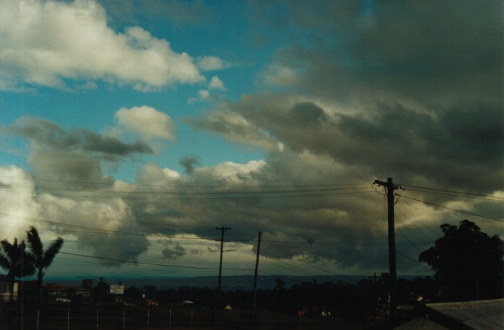 cumulus humilis : Schofields, NSW   29 June 2000