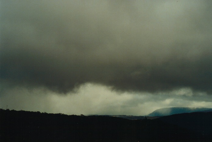 raincascade precipitation_cascade : Lithgow, NSW   29 June 2000