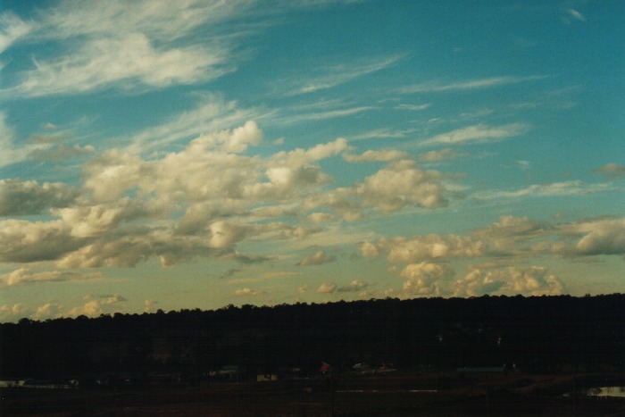 cumulus humilis : Schofields, NSW   7 July 2000