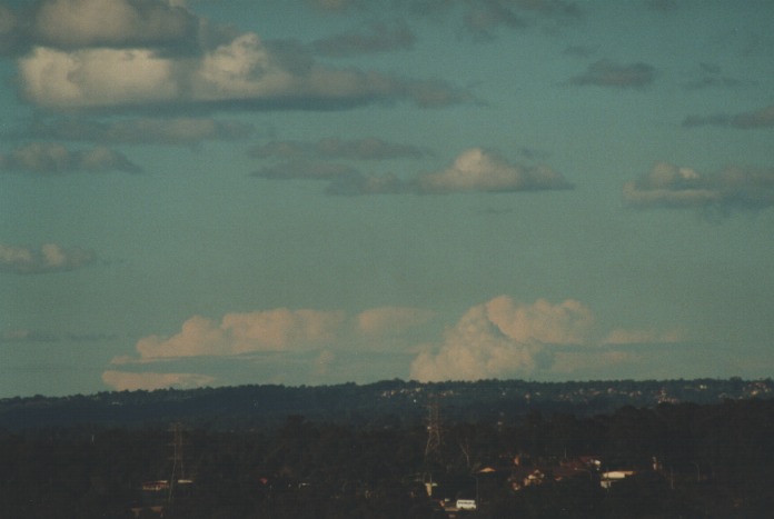 cumulus humilis : Rooty Hill, NSW   23 August 2000
