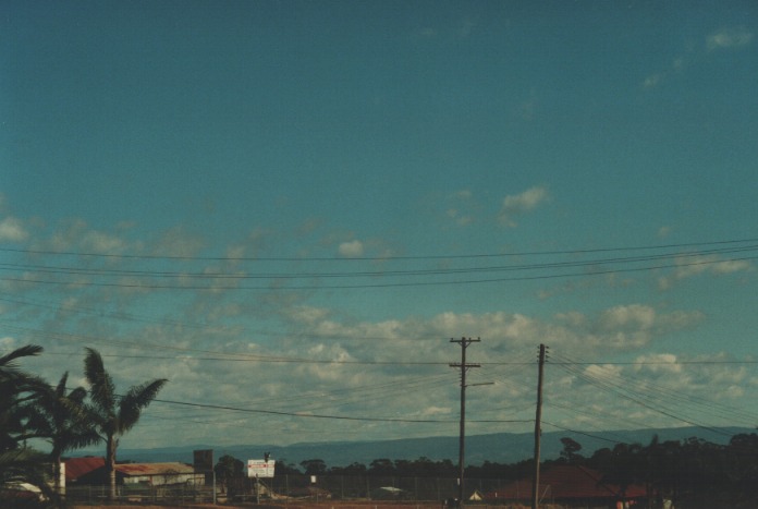 cumulus humilis : Schofields, NSW   27 August 2000