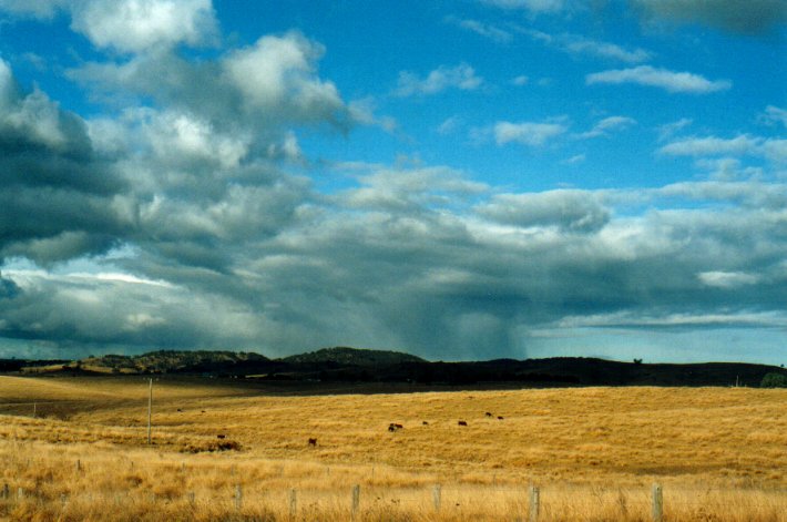 raincascade precipitation_cascade : Tenterfield, NSW   8 July 2001