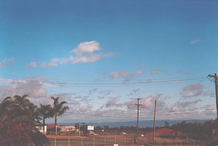 cumulus humilis : Schofields, NSW   14 October 2001