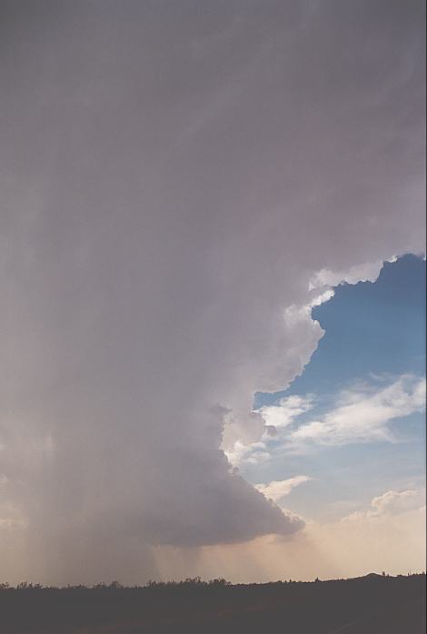 cumulonimbus supercell_thunderstorm : Odessa, Texas, USA   28 May 2002