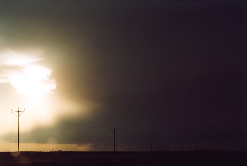 cumulonimbus supercell_thunderstorm : Littlefield, Texas, USA   3 June 2003