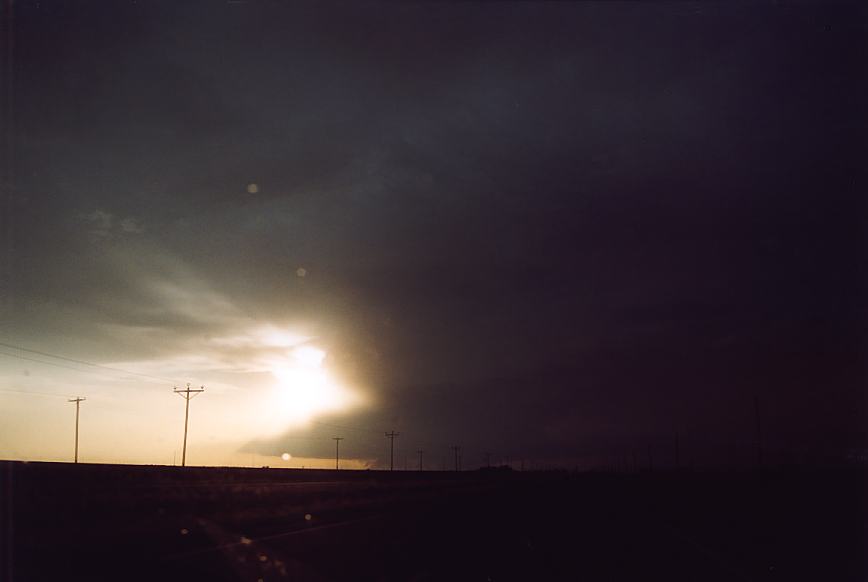 cumulonimbus supercell_thunderstorm : Littlefield, Texas, USA   3 June 2003