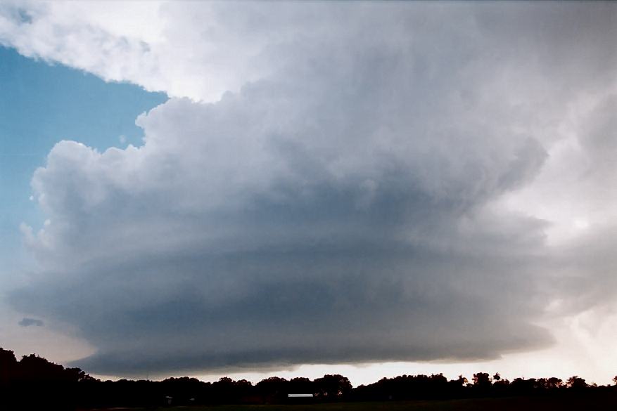 cumulonimbus supercell_thunderstorm : Newcastle, Texas, USA   12 June 2003