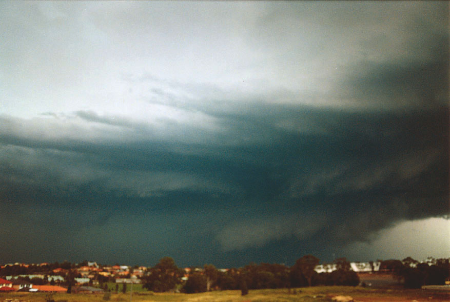 cumulonimbus supercell_thunderstorm : Parklea, NSW   2 February 2005