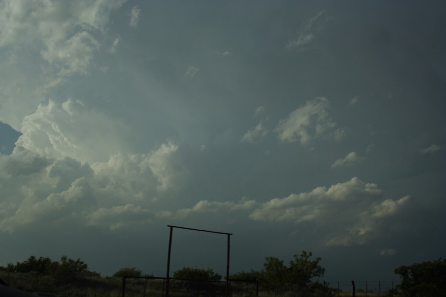 thunderstorm cumulonimbus_incus : SW of Patricia, Texas, USA   5 May 2006