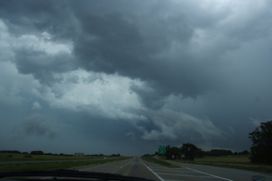 cumulonimbus thunderstorm_base : Sayre, Oklahoma, USA   30 May 2006