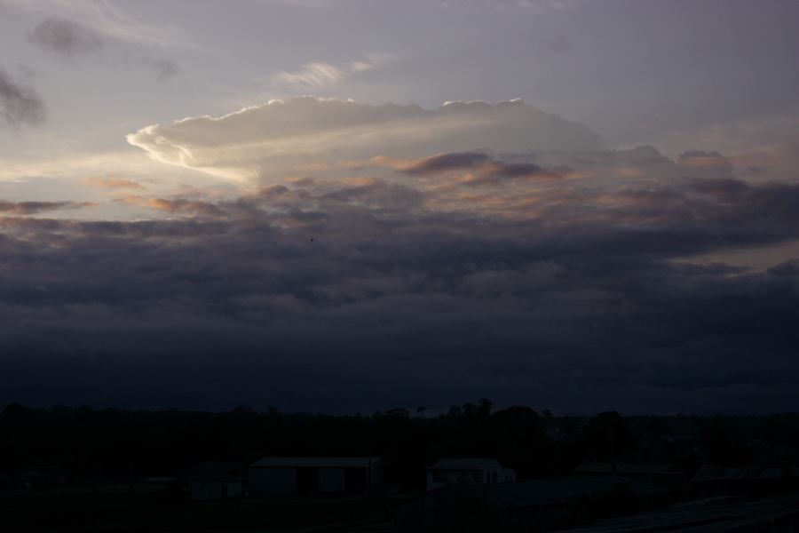 thunderstorm cumulonimbus_incus : Schofields, NSW   25 February 2007