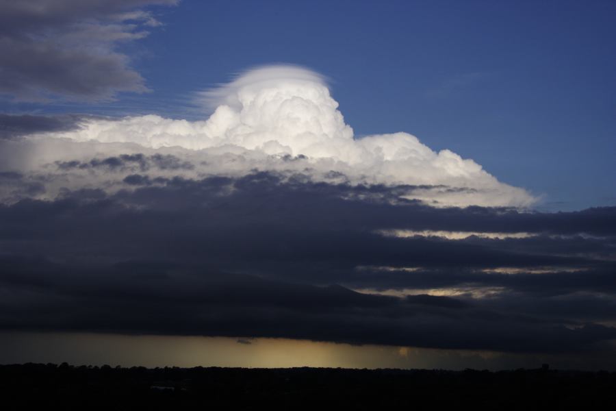 thunderstorm cumulonimbus_incus : Schofields, NSW   28 February 2007