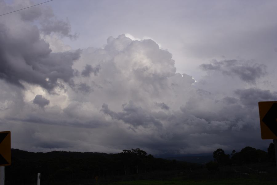 thunderstorm cumulonimbus_calvus : 20km NNW of Lithgow, NSW   5 March 2007