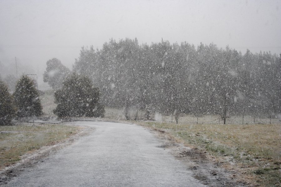 snow snow_pictures : Oberon, NSW   5 July 2007