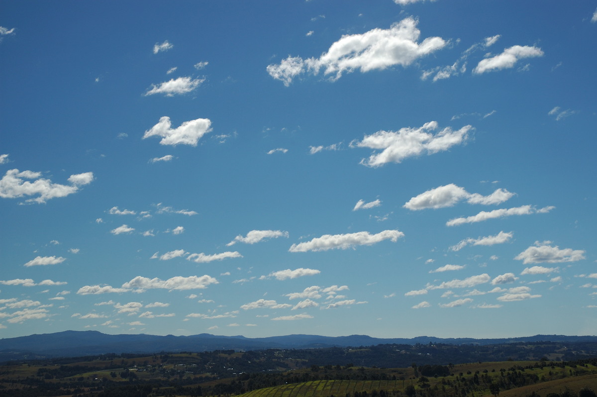 cumulus humilis : McLeans Ridges, NSW   18 July 2007