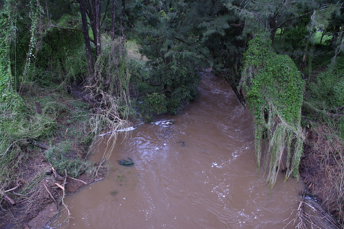 flashflooding flood_pictures : near Kyogle, NSW   5 January 2008