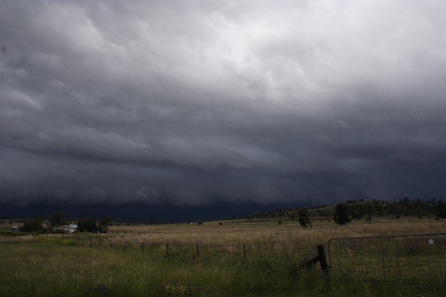 cumulonimbus supercell_thunderstorm : W of Gunnedah, NSW   14 October 2008