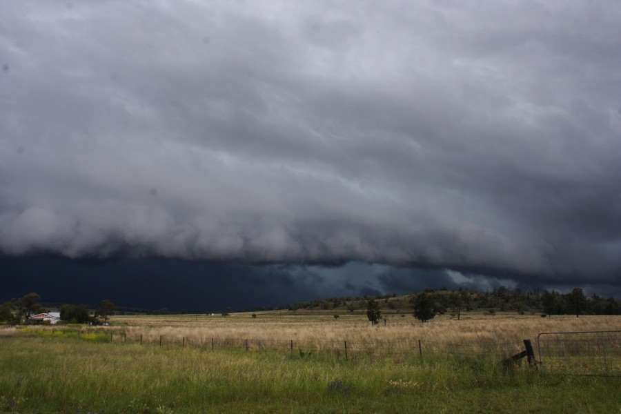 cumulonimbus thunderstorm_base : W of Gunnedah, NSW   14 October 2008